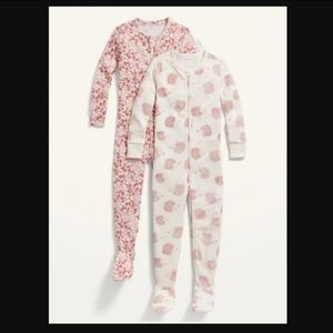 New Unisex 2-Pack Sleep & Play Footie Pajama One-Piece for Toddler & Baby 4T